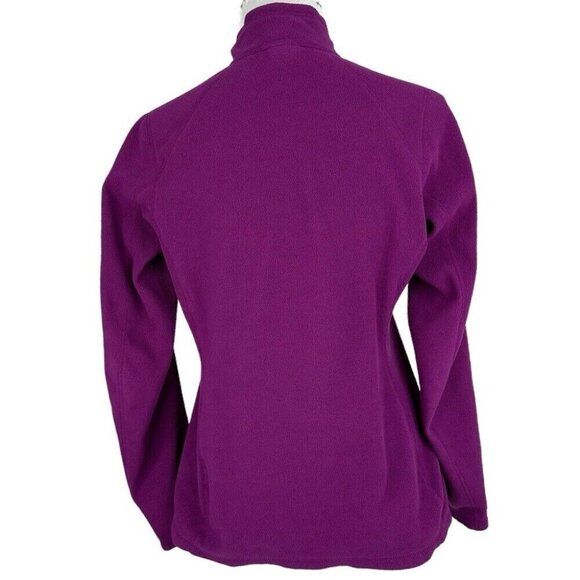The North Face Women's Purple Athletic 1/4 Zip Fleece Activewear‎ Top Small/C38 - Picture 4 of 14